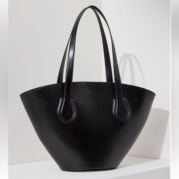 NWT Mark Cross Arc Tote Black Leather $1,850 - Picture 2 of 7